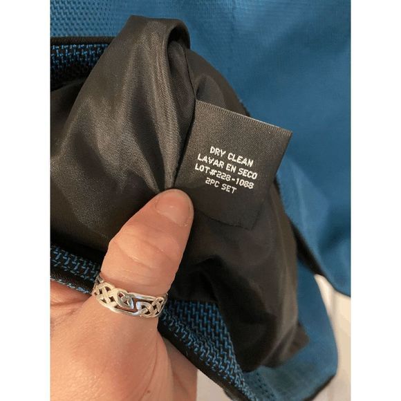 East 5th Blue and Black Tweed Blazer - Size 12, NWT - Picture 4 of 6